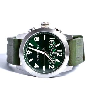 Android Men's AD383 Green Chronograph Analog Watch